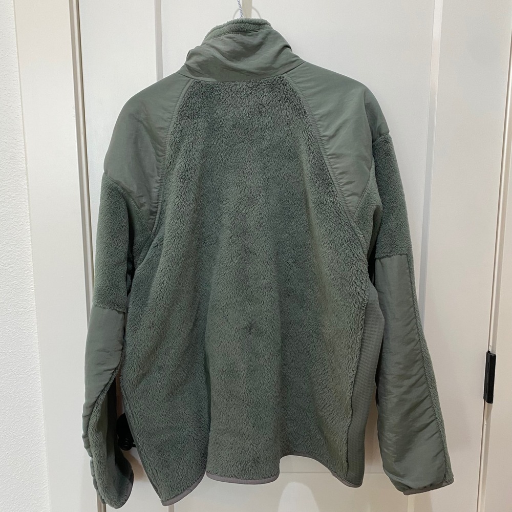 Polartec Full Zip Fleece Jacket. Olive Color, Medium, Cold Weather (Gen III) - Picture 6 of 8